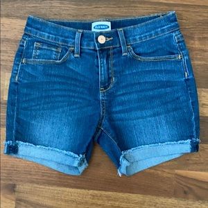 Girls jean shorts